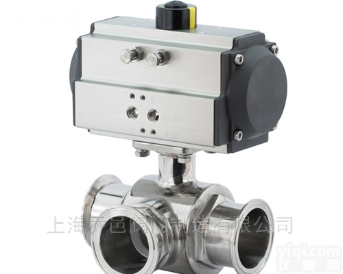 Q684F/Q685F  <em>气动</em>卫生级<em>三通</em><em>球阀</em>