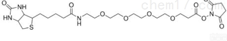 NHS-PEG4-<em>Biotin</em>  <em>Biotin</em>-PEG4-NHS Ester；CAS：459426-22...