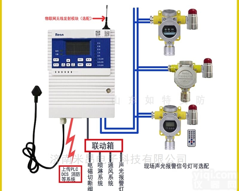 RT18668913O66  山东如特苯酚气体检测<em>报警器</em> 风机<em>联动</em>