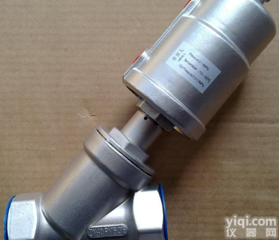 JZ611F/W  全不锈<em>钢丝</em>扣<em>气动</em>角座阀