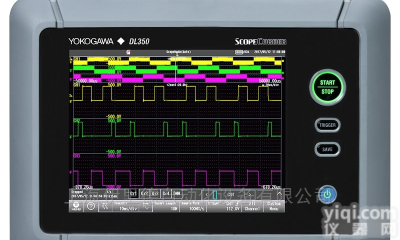 DL350  伊<em>里德</em>代理横河YOKOGAWA<em>便携式</em>示波记录仪