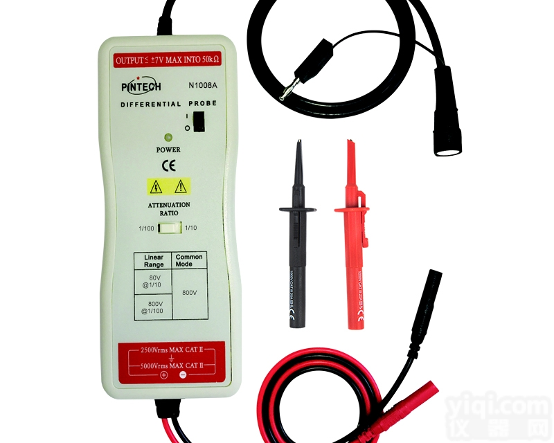 <em>差分</em>探头<em>N1008A</em> 800V 50MHz品致PINTECH