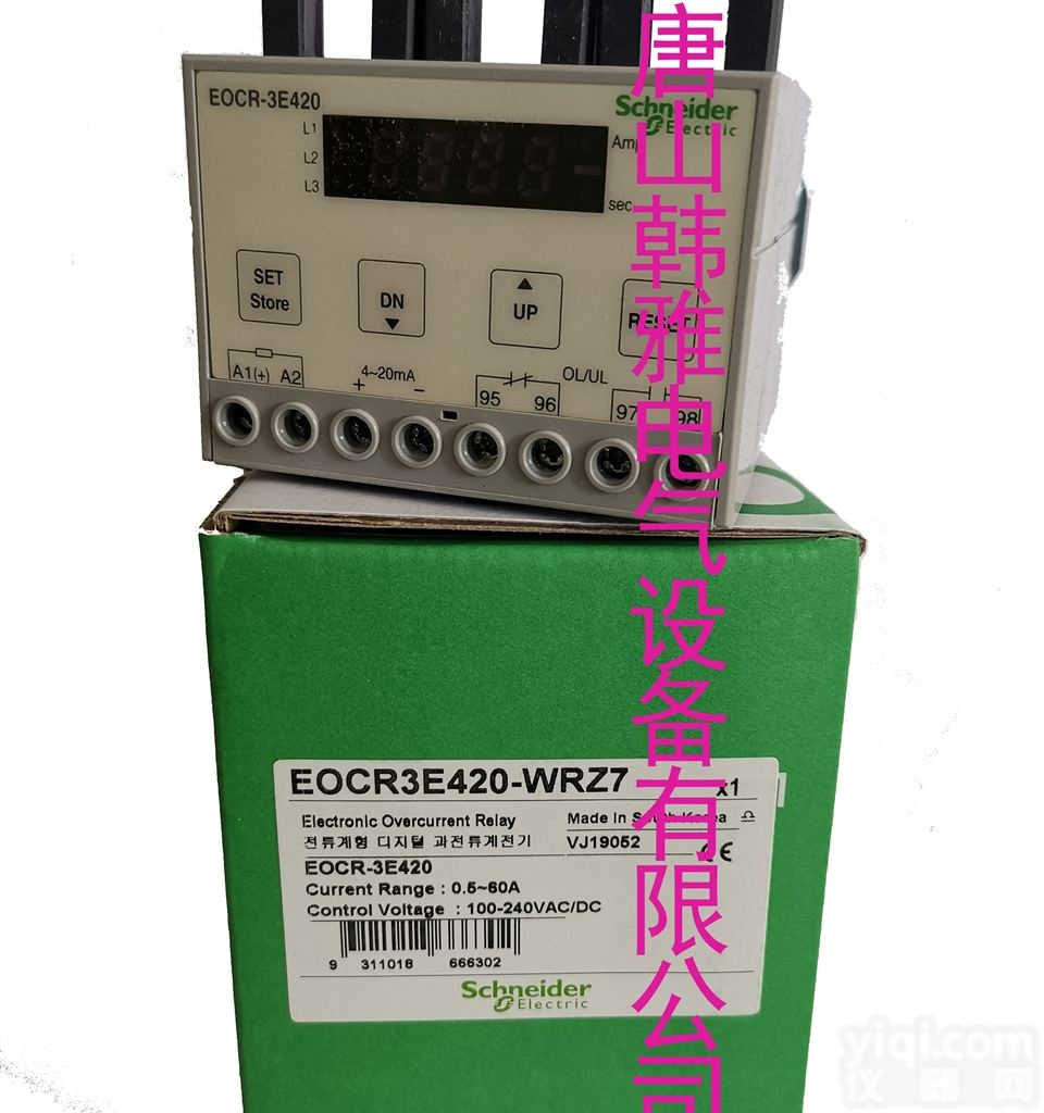 EOCR3E420-WR6Q  韩国<em>三和</em>原装进口<em>施耐德</em>EOCR-3E420价格