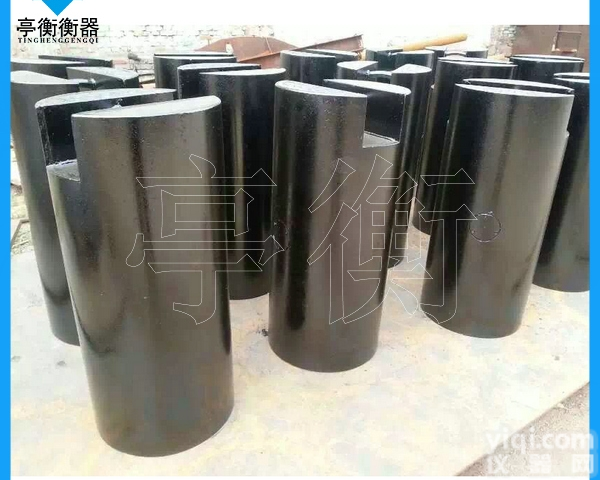 铸铁<em>砝码</em>厂家<em>灰口铁</em>1吨圆柱形M1标准<em>砝码</em>