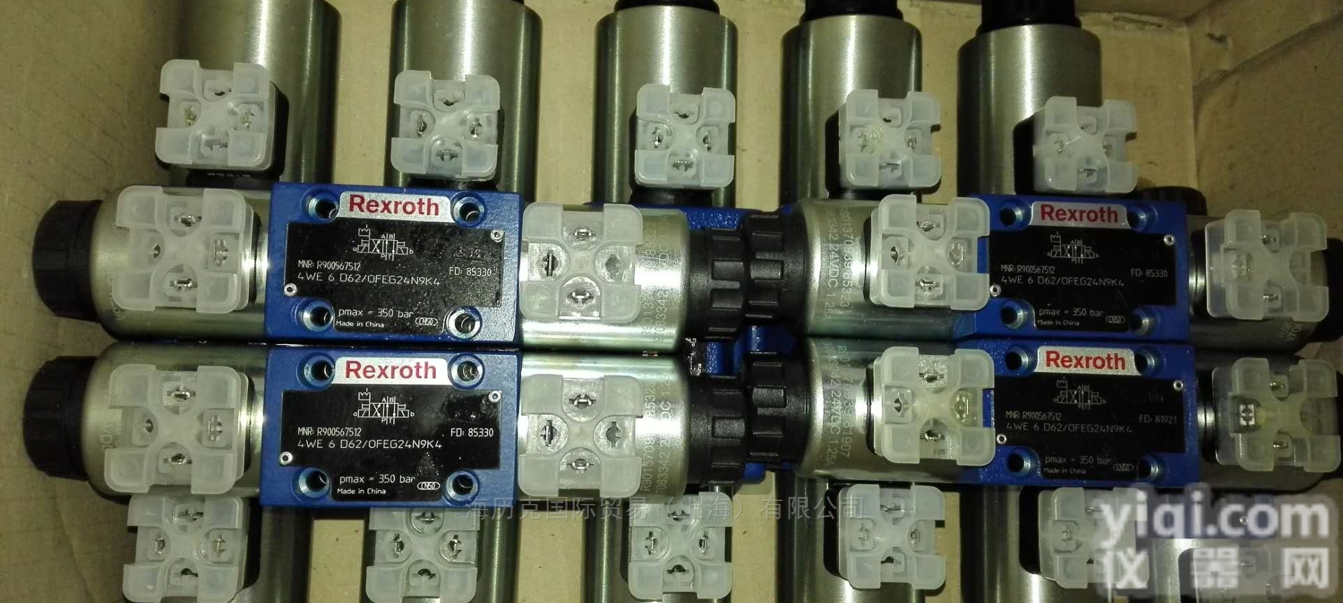 力士乐<em>电磁阀</em>4WE6D6X/EG24N9K4<em>密封</em>材质