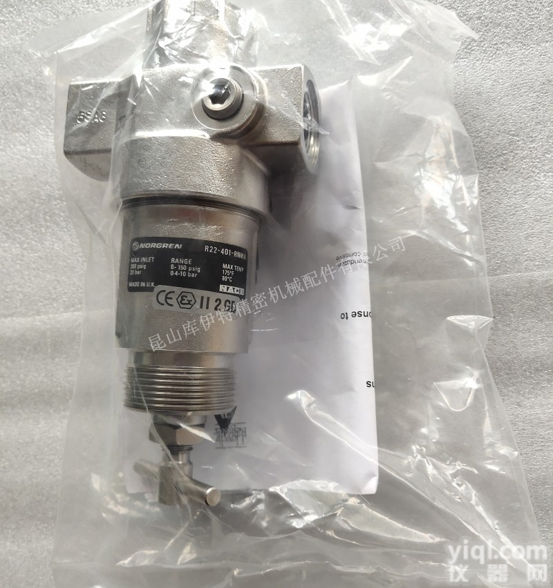R22-401-RNMA  英国<em>诺冠</em>NORGREN<em>调压</em>阀 R22-401-RNMA