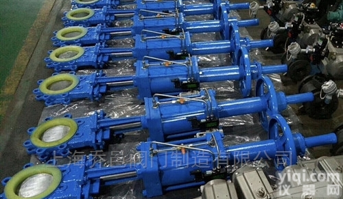 PZ6S73N  气动带手动<em>聚氨酯</em><em>刀闸</em>阀