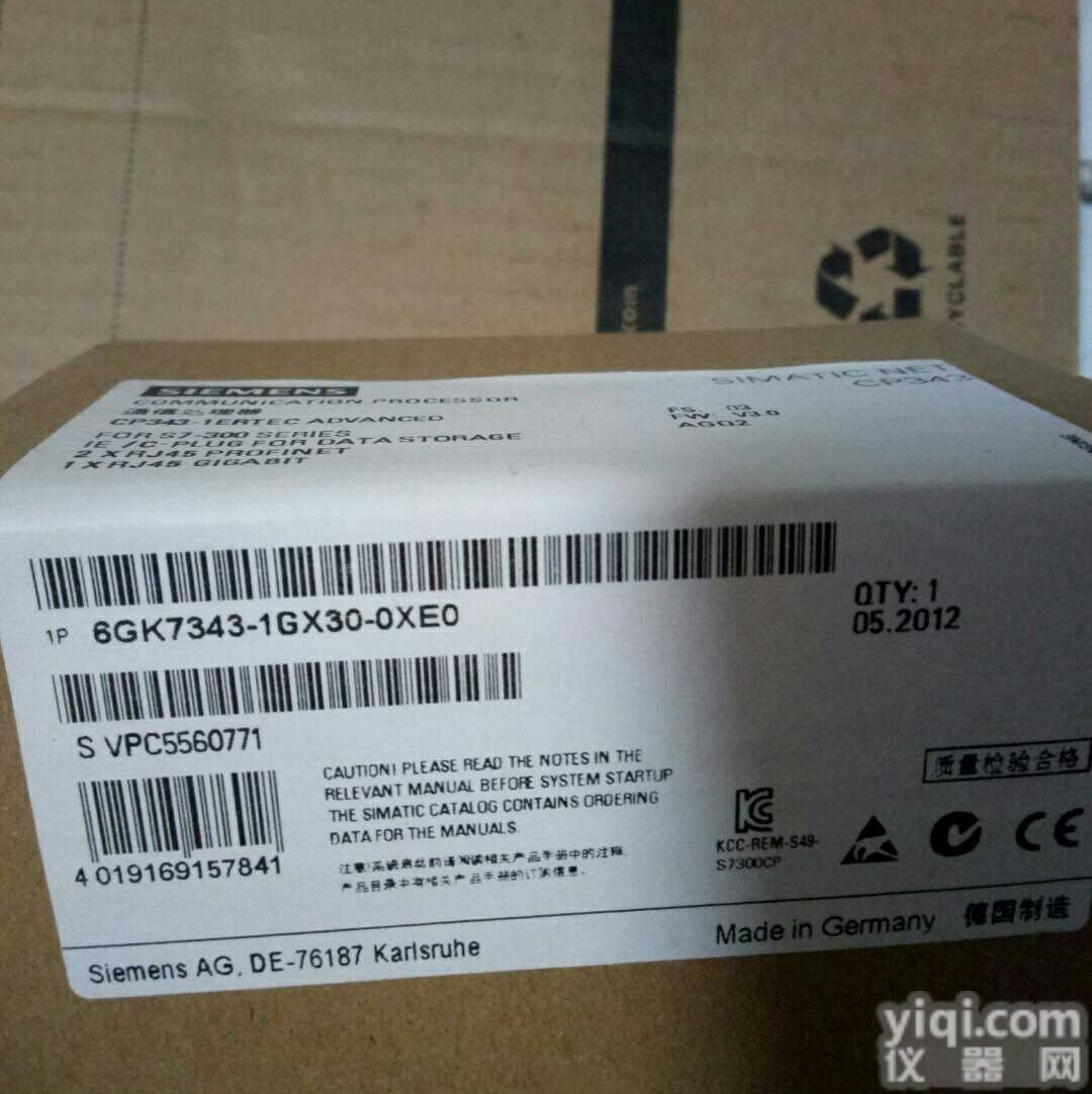 <em>6GK7</em> <em>343</em>-1GX30-0XE0  西门子输入<em>模块</em><em>6GK7</em> <em>343</em>-1GX30-0XE0