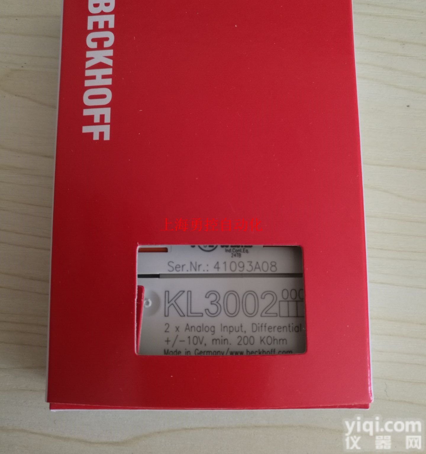 倍福  BECKHOFF模拟量端子模块KL3001价格