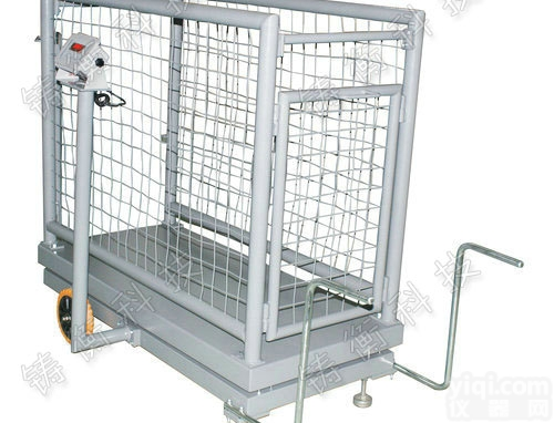 专业生产<em>畜牧局</em>专用1吨移动式畜牧秤