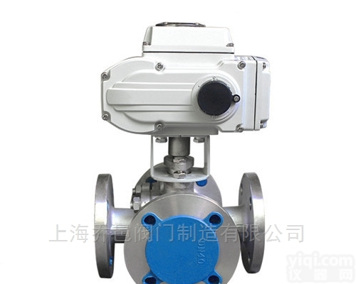 Q946F  双向供水<em>旋转阀</em>电动四通<em>球阀</em>