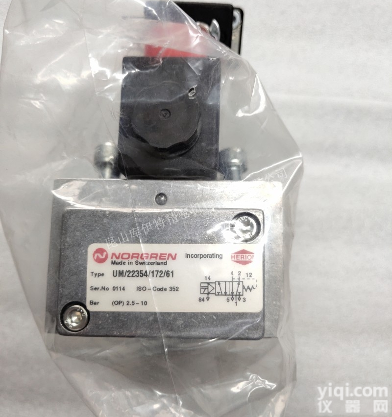 UM/22354/172/61  英国<em>诺冠</em>NORGREN<em>手动</em>阀UM/22354/172/61