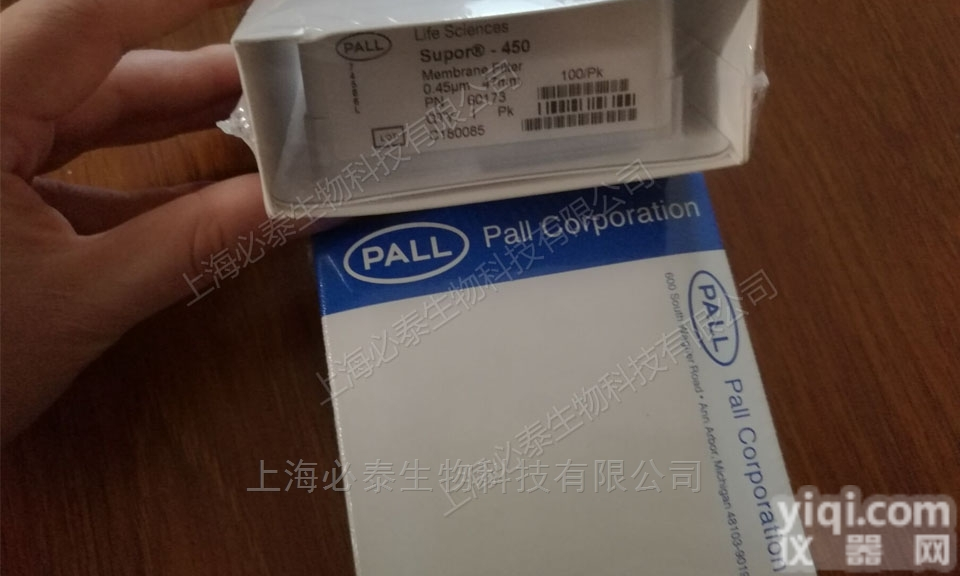 <em>60173</em>  Pall Supor 450圆盘过<em>滤膜</em>0.45um47mm