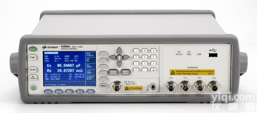 E4980A<em>系列</em>LCR<em>测试仪</em>Keysight是德