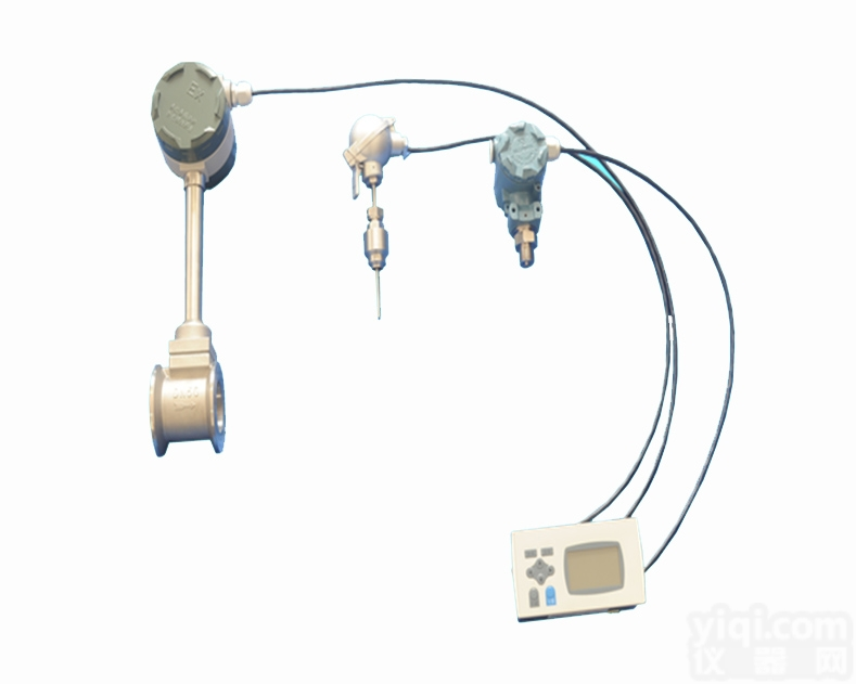 <em>分体式</em>温压补偿-<em>积算仪</em>液晶显示<em>涡街</em>流量计