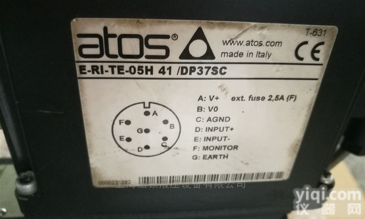 RZMO-TERS-PS-010/100  ATOS<em>比例阀</em><em>溢流阀</em>电压型