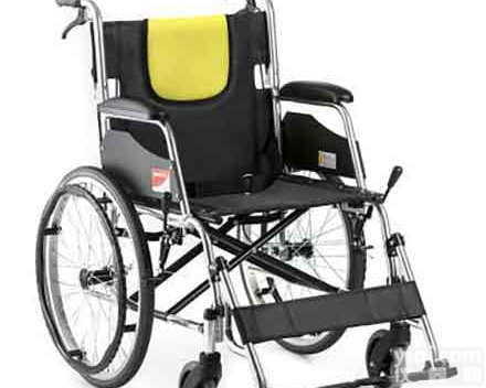 H053C加强<em>铝合金</em>折背便携<em>轻便</em>手动<em>轮椅车</em>