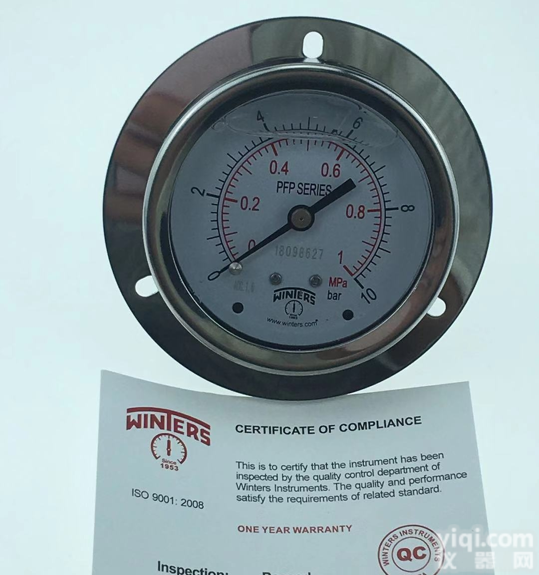 进口WINTERS文<em>特斯</em>超高压<em>压力表</em>