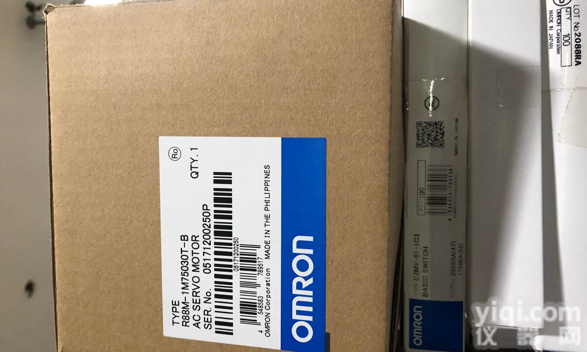 <em>日本</em> OMRON <em>伺服</em>电机 R88M-1M75030T-B