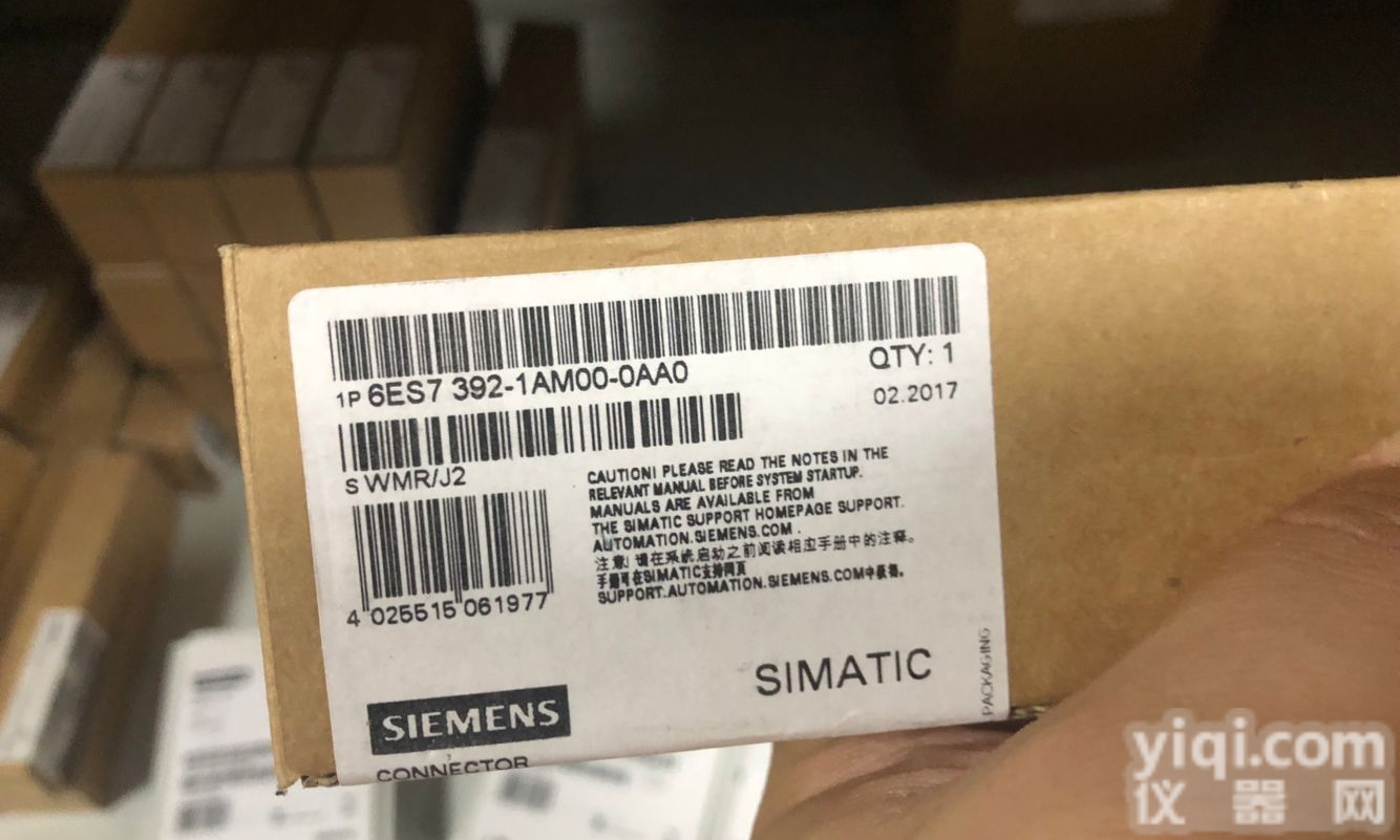 6ES7392-1AM00-0AA0  <em>西门子</em>扩展<em>模块</em>S7-<em>300</em>前连接器