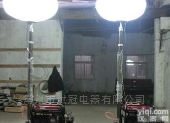 移动照明灯塔气杆  1000w金卤灯月球灯应急灯移动照明车