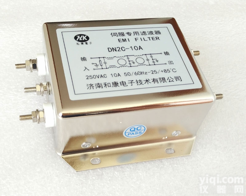 DN2C-10A  <em>伺服系统</em>抗干扰<em>电源</em>滤波器单相220V 10A