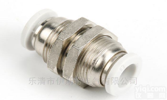 PM隔板<em>直通</em>  PM-10/PM-12两通快插隔板式<em>连接头</em>