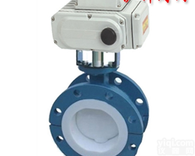 D941F46-16C  D941F46-16C<em>法兰</em>式<em>大口径</em>电动衬氟<em>蝶阀</em>