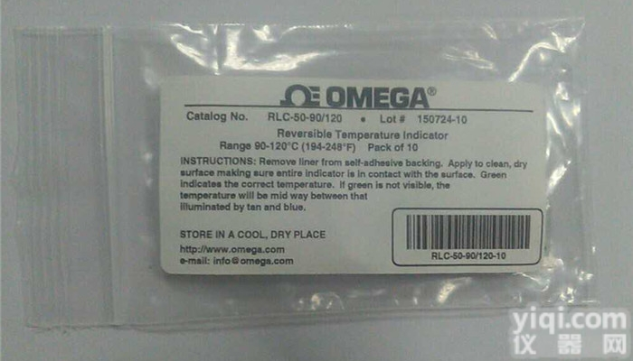 <em>RLC</em>-50-30/0  <em>RLC</em>-50-30/0<em>测温</em>纸 美国OMEGA<em>可逆</em>温度纸<em>RLC</em>-50-3...