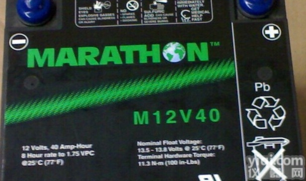 <em>12V40AH</em>  <em>美国</em>GNB<em>蓄电池</em>M12V40参数及规格