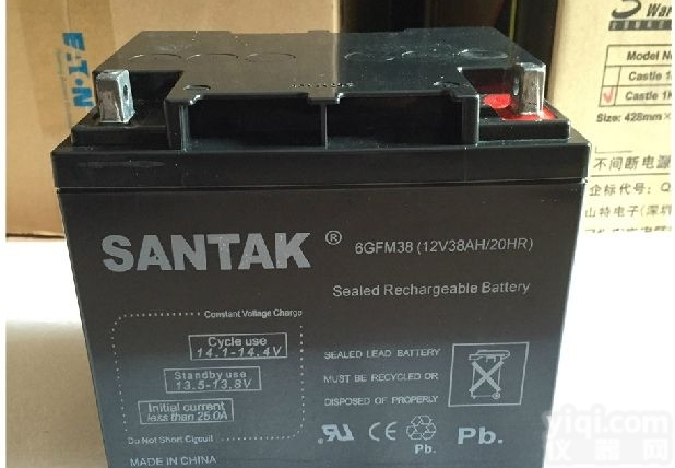 山特SANTAK<em>蓄电池</em>38-12/12V38AH<em>价格</em>型号