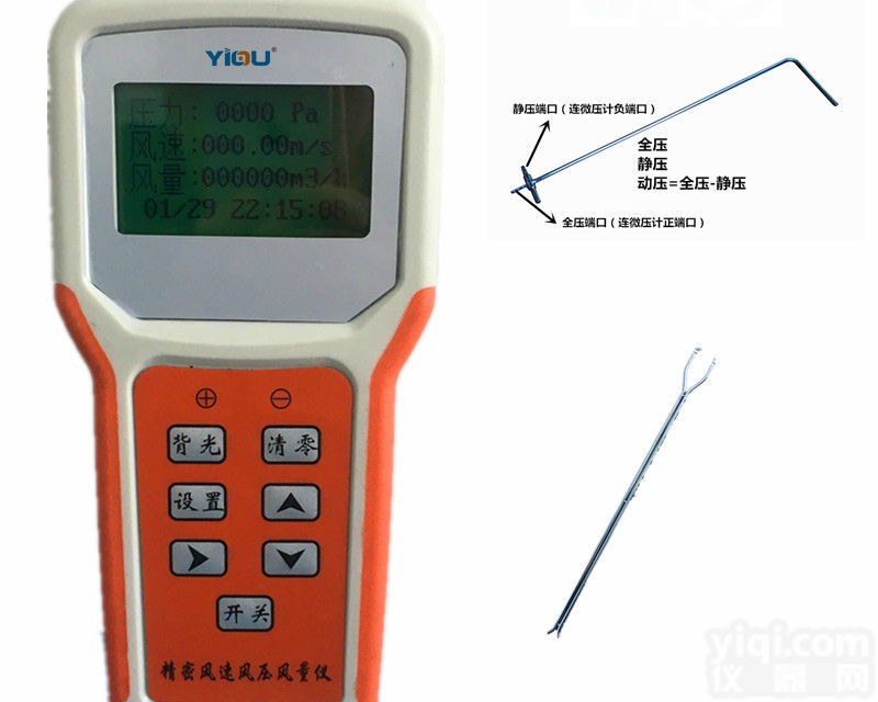 XYFS 816  高精度压力风速风量仪皮托管流速计