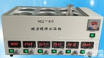 HD-HCJ-6D  <em>水浴</em>恒温<em>磁力</em><em>搅拌器</em>