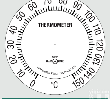 φ100 0-150℃  yamamoto <em>山本</em>计器SUS<em>温度计</em>φ100 0-150℃
