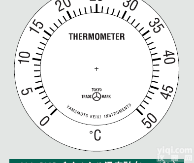 <em>直径</em>75  0-50℃  日本<em>山本</em>计器屋外用 <em>温度计</em><em>直径</em>75 0-50℃