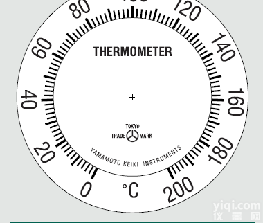 0-200℃   <em>直径</em>75  <em>山本</em>计器金属<em>温度计</em><em>直径</em>75  0-200℃ 防滴形