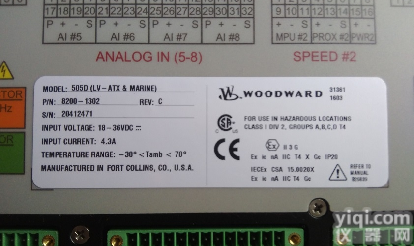woodward505<em>调速器</em>8200-1302-北京