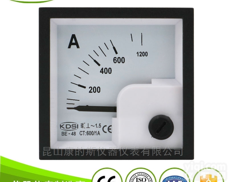 BE-<em>48</em> AC600/1A  指针式交流<em>电流</em>表 BE-<em>48</em> AC600/1A