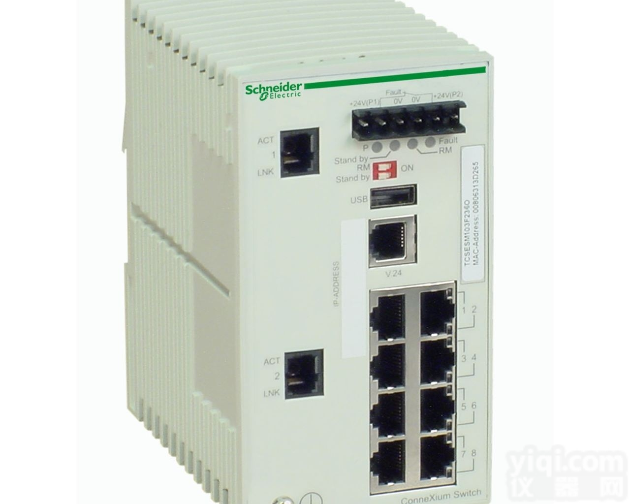 TCSESM103F2LG0  <em>施耐德</em>工业<em>以太网</em>交换机TCSESM103F2LG0