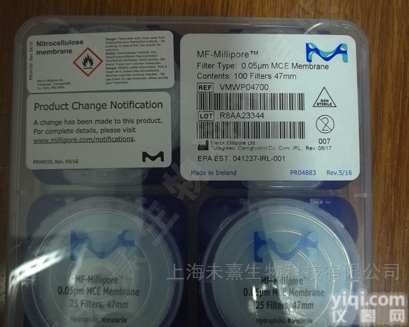 VMWP04700  Millipore混合纤维素微孔<em>滤膜</em> <em>表面</em><em>滤膜</em>