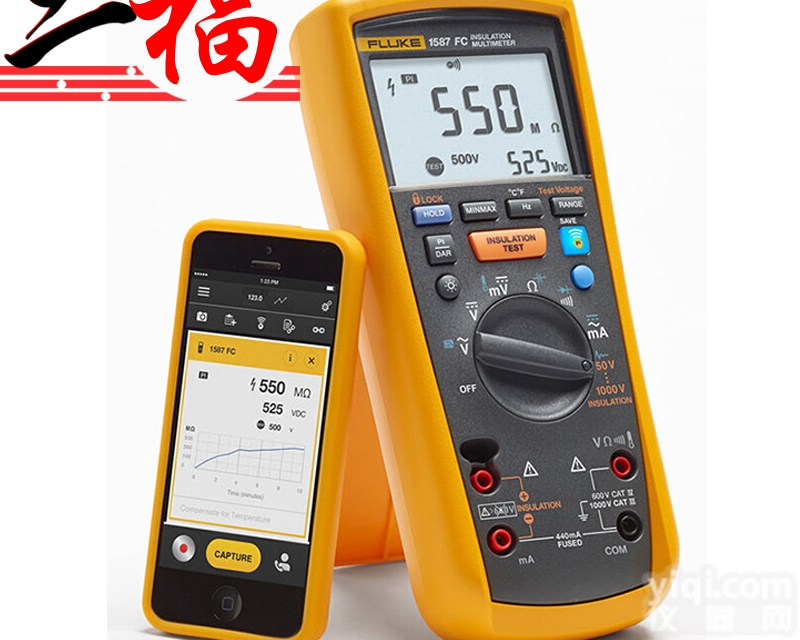 Fluke 1587 FC数字<em>万用</em>表<em>兆欧表</em>