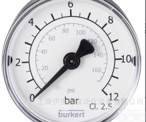 类型 TAU001  德国宝德burkert<em>弹簧</em>管<em>压力计</em>