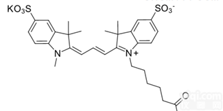 Cyanine3  Sulfo-Cy3 carboxylic acid<em>水溶性</em>荧光<em>染料</em>