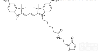 水溶CY3  Sulfo-Cyanine3 maleimide/<em>水溶性</em>荧光<em>染料</em>