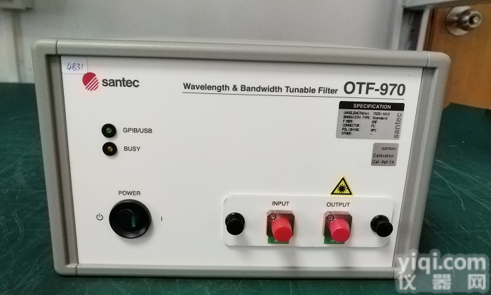 Santec OTF-970 <em>带宽</em>可调谐<em>滤波器</em>