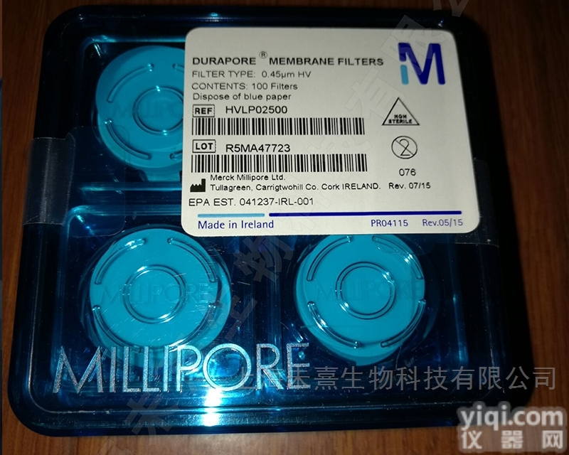 HVLP02500  默克密理博Durapore<em>表面</em><em>滤膜</em> 微孔<em>滤膜</em>