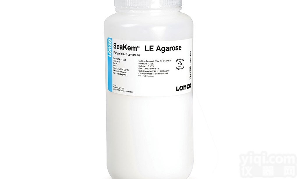 50000  LONZA <em>SeaKem</em> LE核酸电泳<em>琼脂</em>糖 125g/瓶