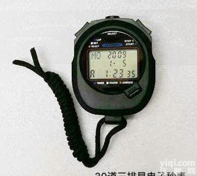 电子停表<em>12003</em>-030  <em>12003</em>-030三排三十道电子秒表