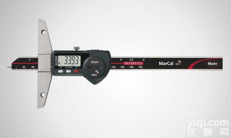 德国<em>马尔</em>量具Mahr<em>数显</em>深度卡尺30EWR