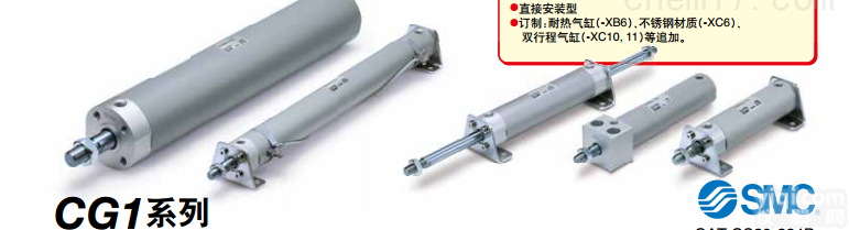 日本SMC  安顺SMC<em>气缸</em>CDG1BN25-200Z<em>轻巧</em>快速<em>气缸</em>现货